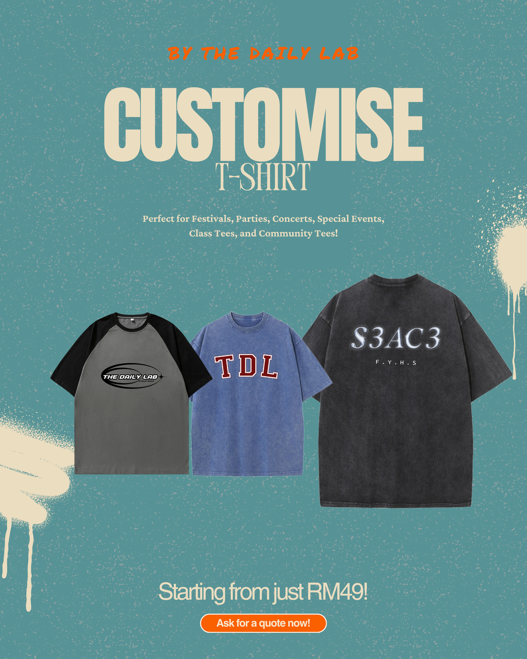 The Custom Lab- Create Your Own Tee! – The Daily Lab