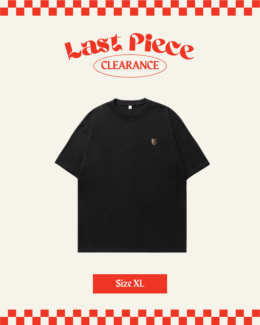 Masterpiece B Oversized Tee in Black (Size XL)