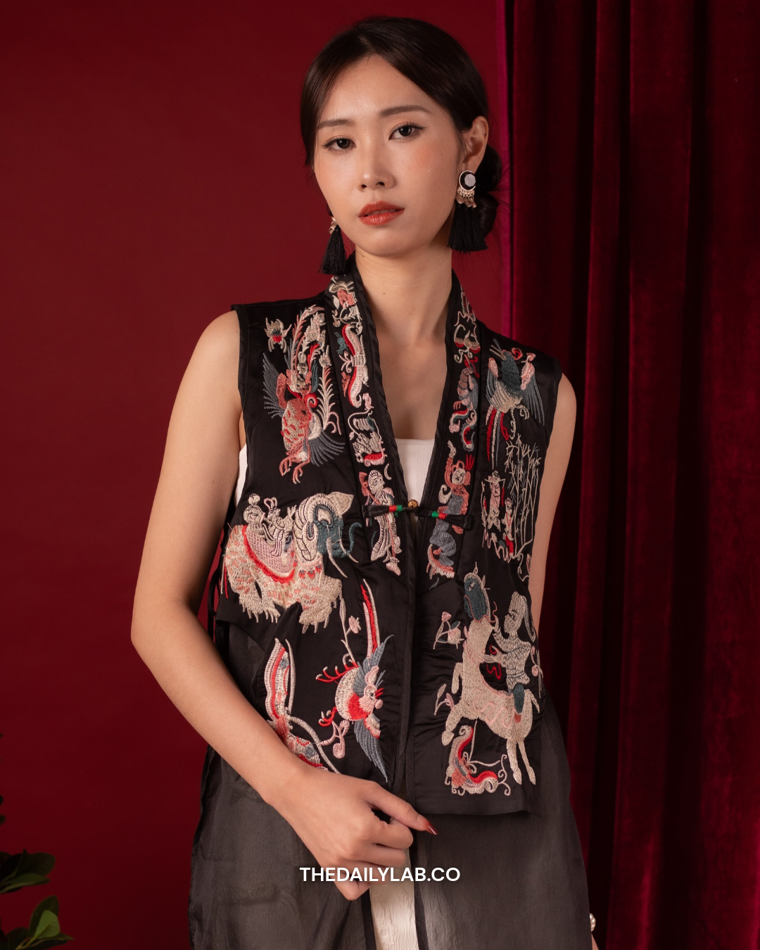 Mythic Heritage Embroidered Vest