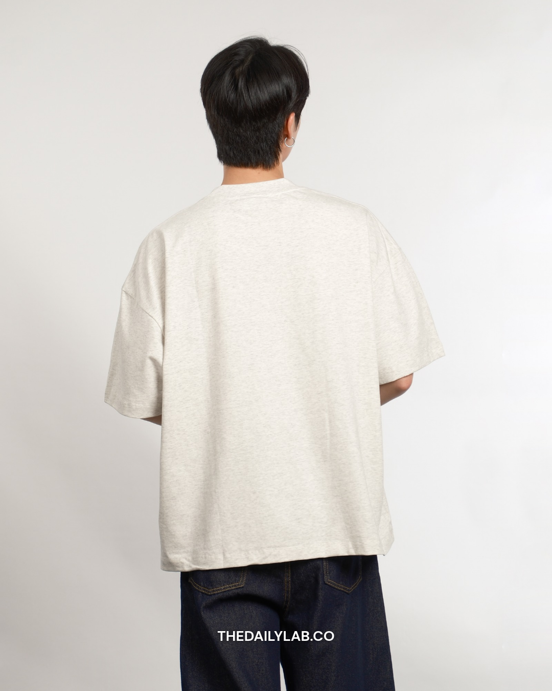 Wild in Heaven Graphic Boxy Tee in Grey (In-Stock)