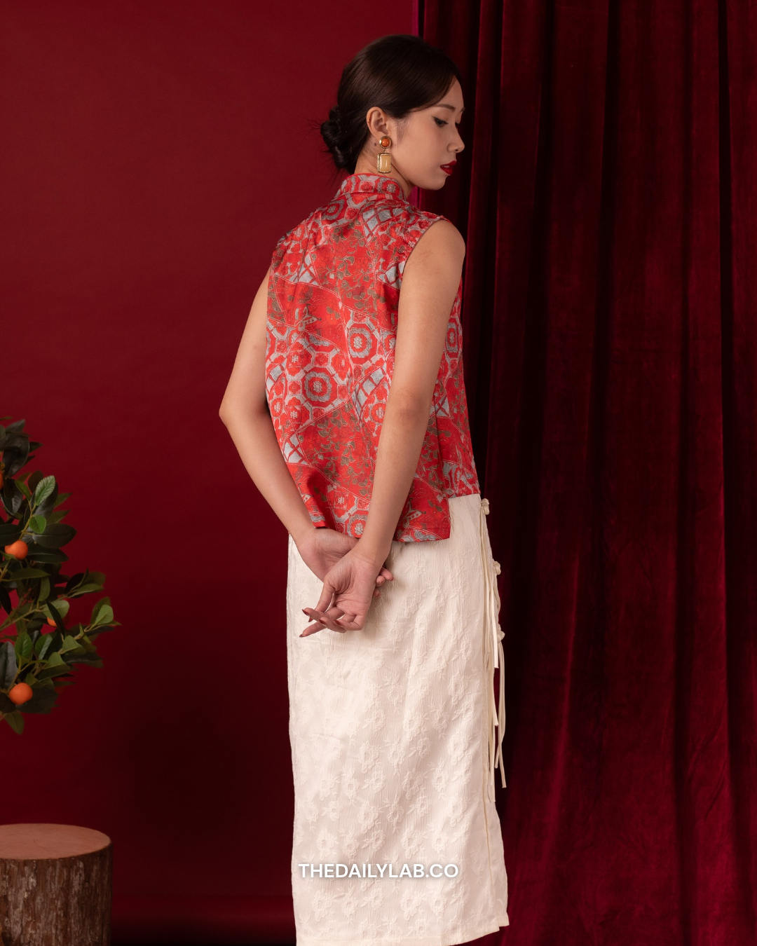 Scarlet Reverie Tang Vest