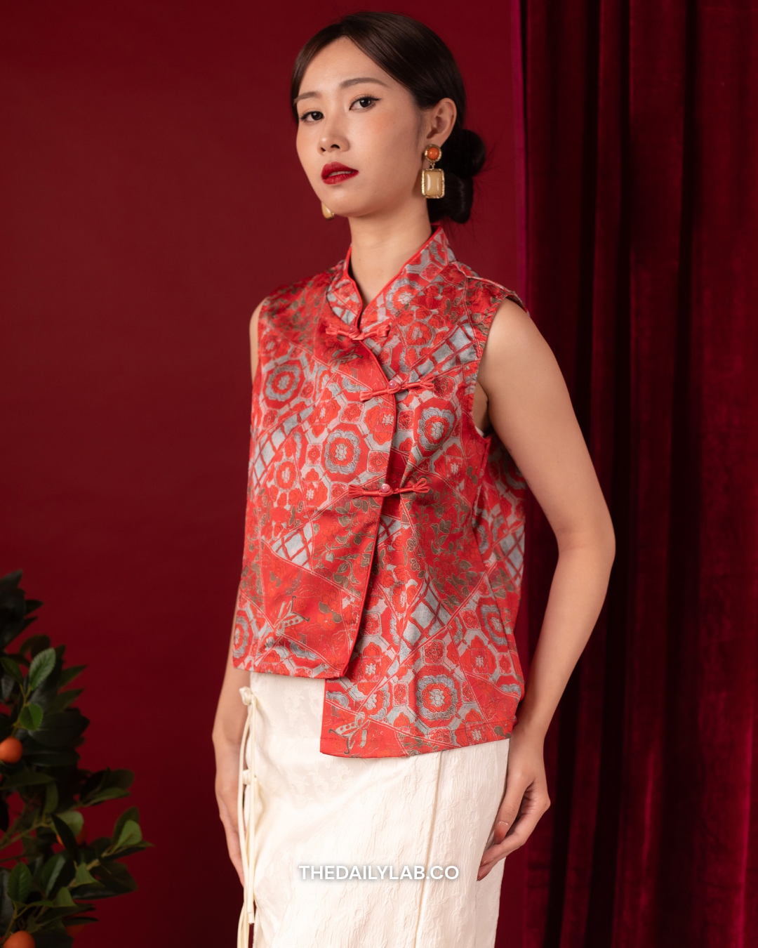 Scarlet Reverie Tang Vest