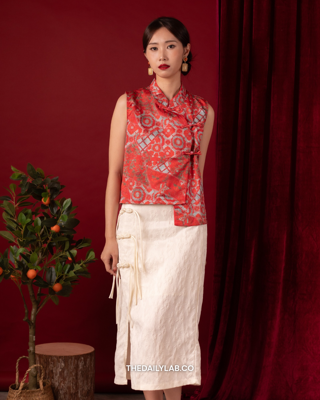 Scarlet Reverie Tang Vest