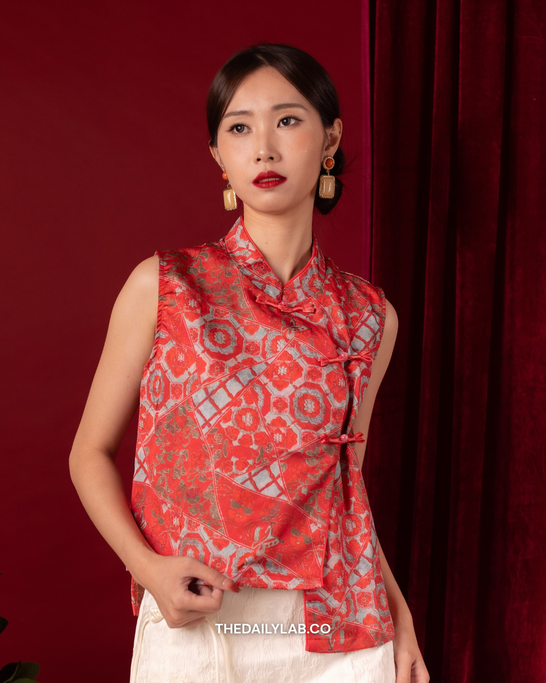 Scarlet Reverie Tang Vest