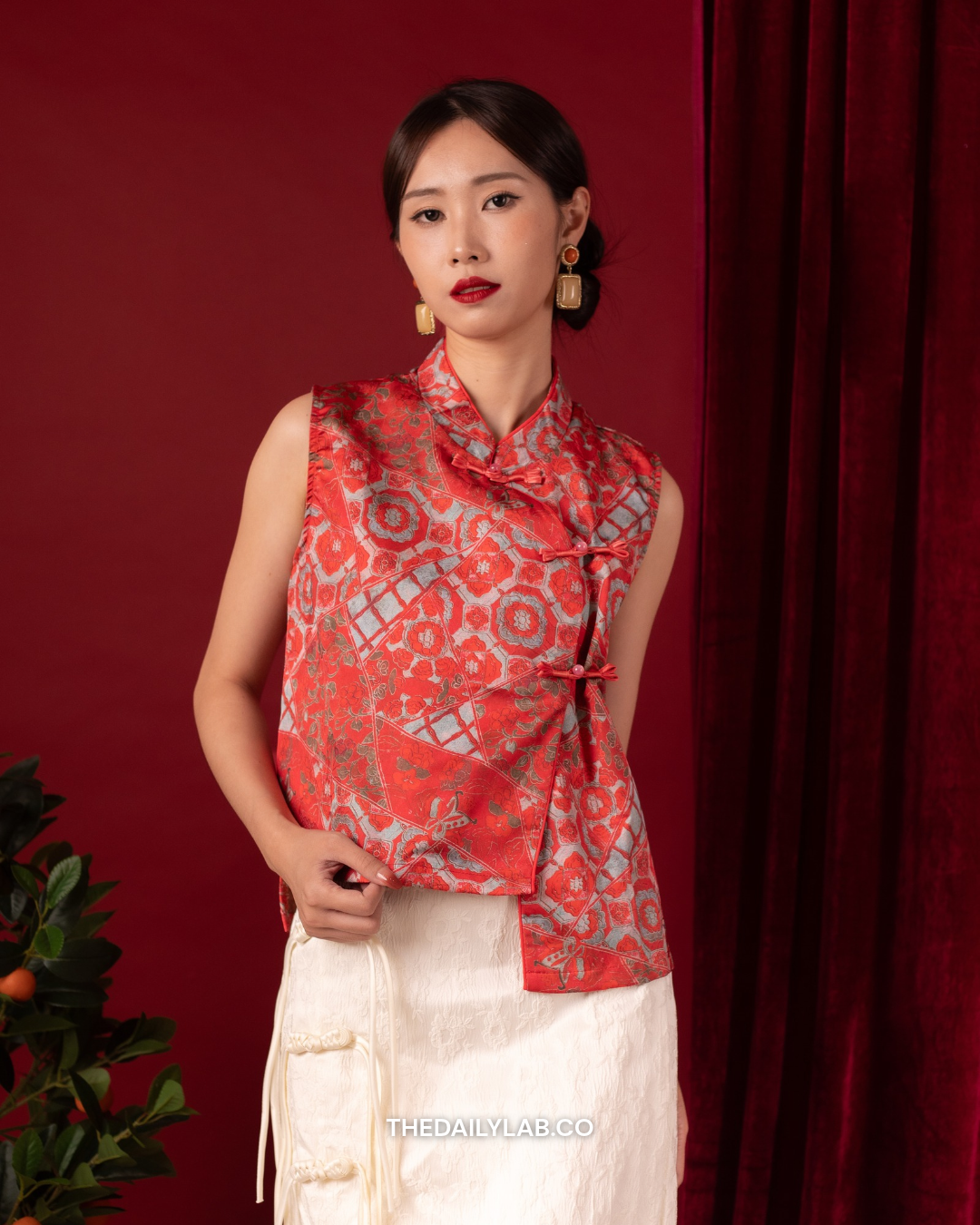 Scarlet Reverie Tang Vest