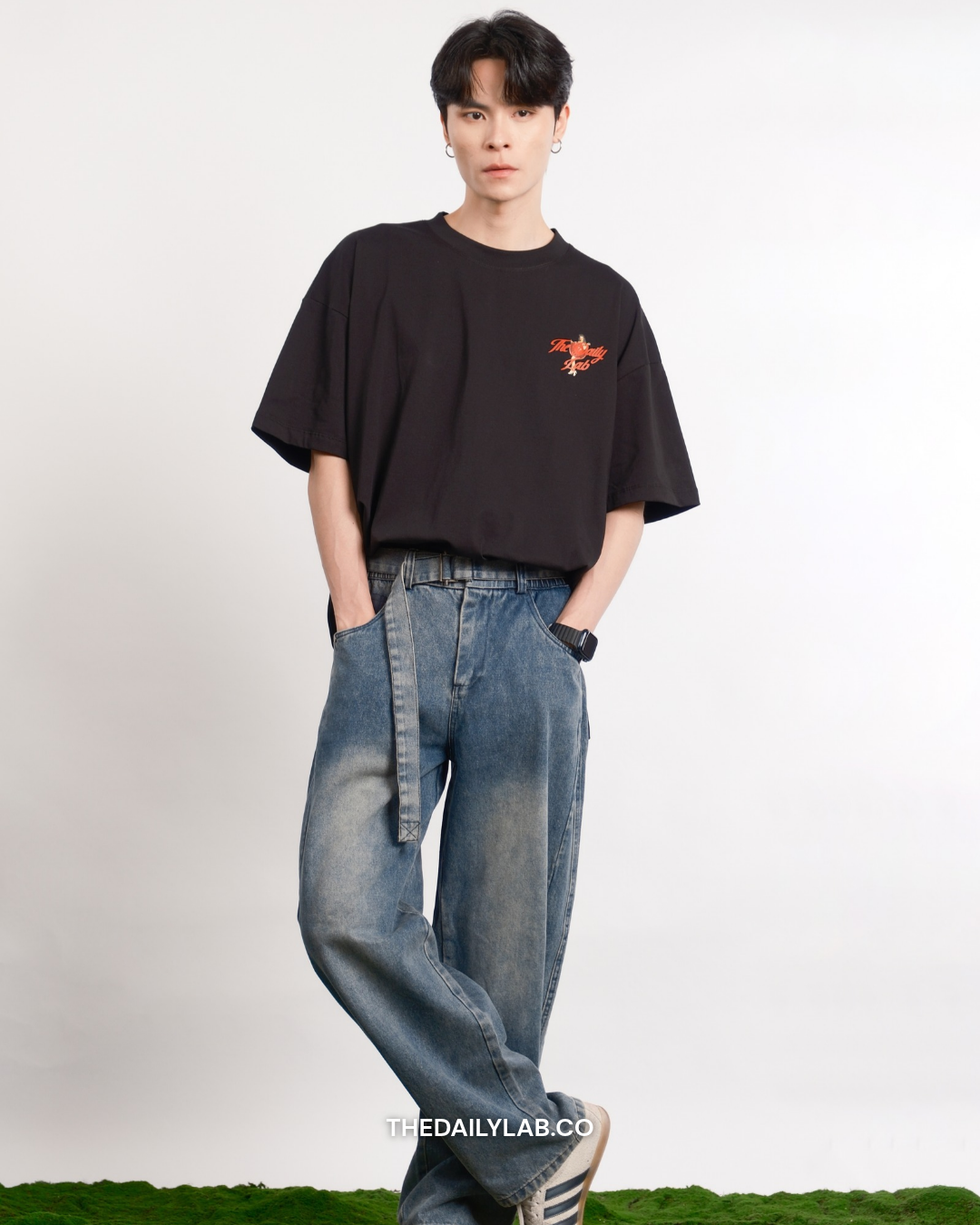 Timeless Muse Graphic Boxy Tee in Black (In-Stock)