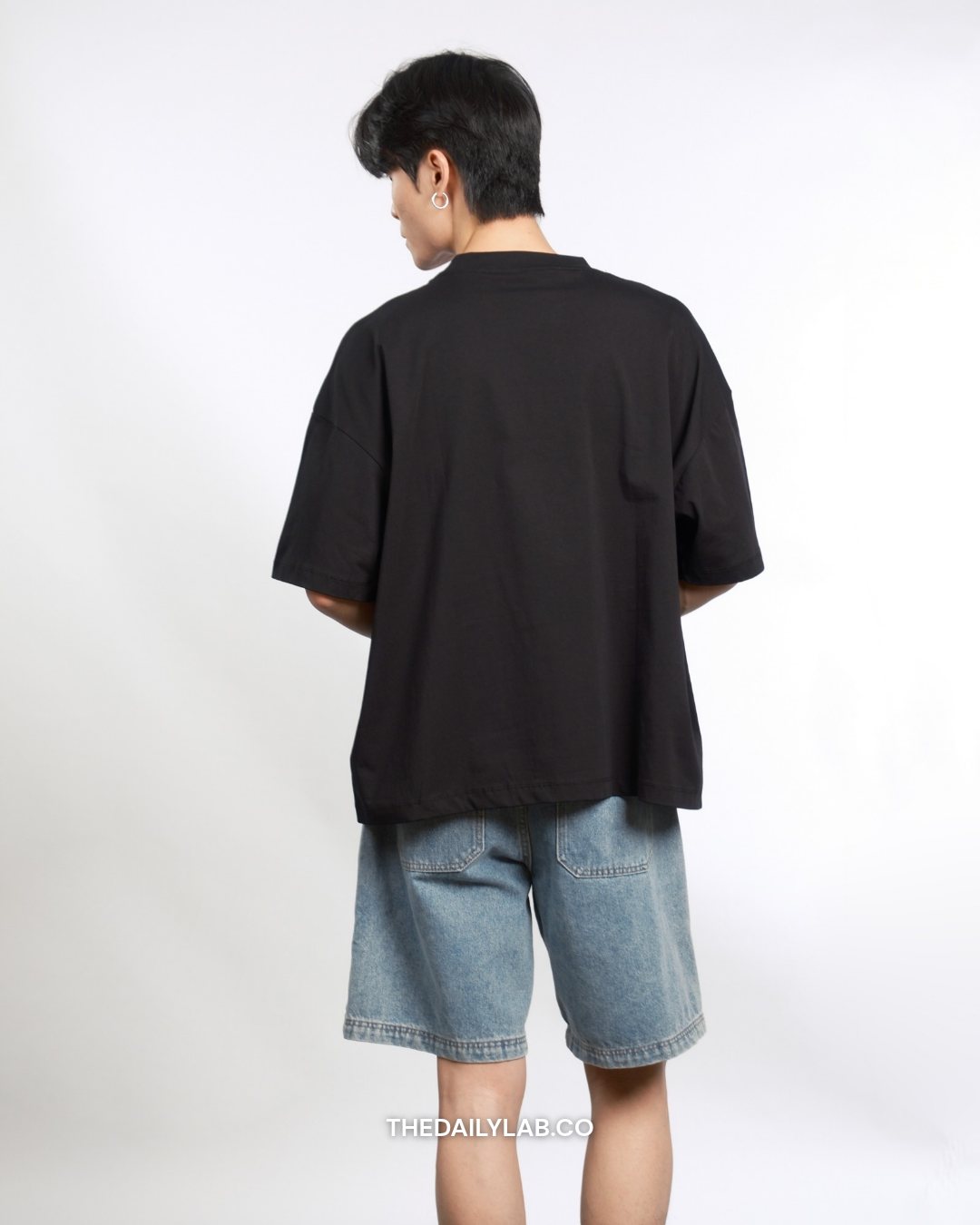 Wild in Heaven Graphic Boxy Tee in Black (In-Stock)