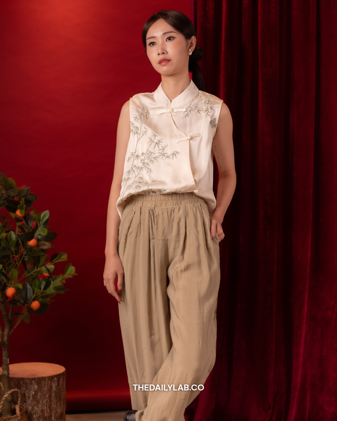 Sienna Bamboo Embroidered Set