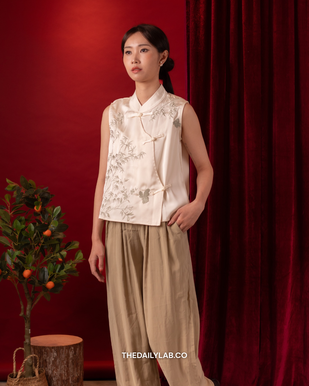 Sienna Bamboo Embroidered Set