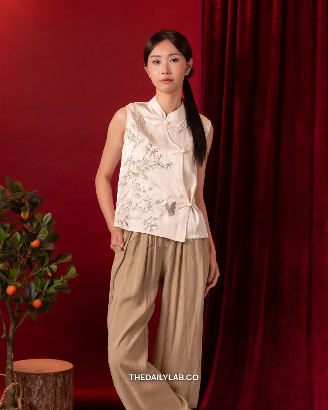 Sienna Bamboo Embroidered Set