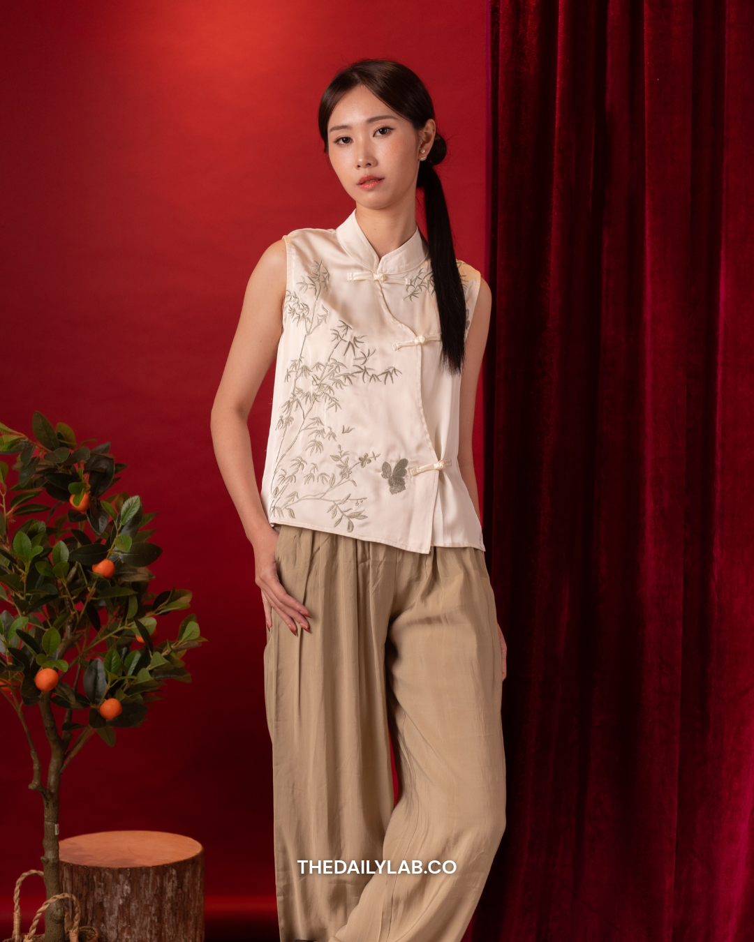 Sienna Bamboo Embroidered Set