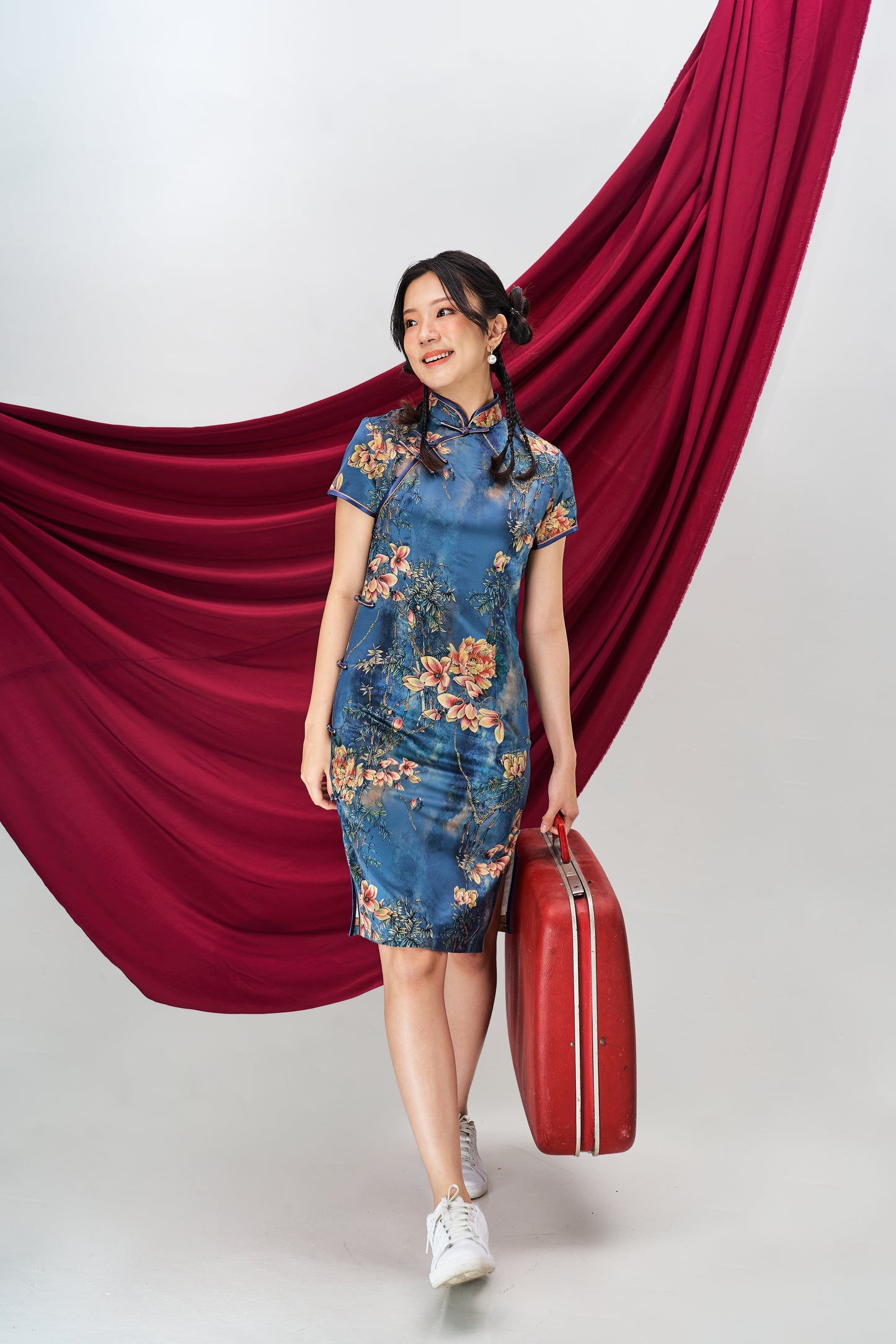 Botanical Midi Cheongsam