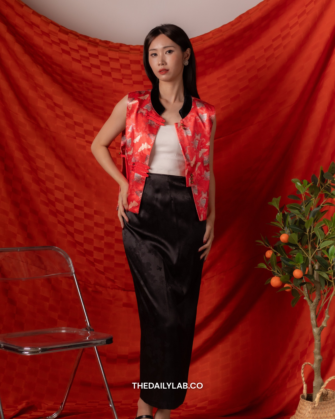Valen Heritage Jacquard Vest