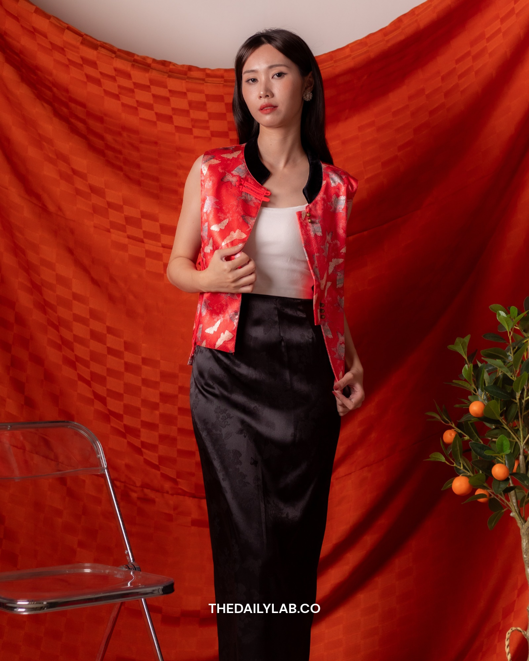 Valen Heritage Jacquard Vest