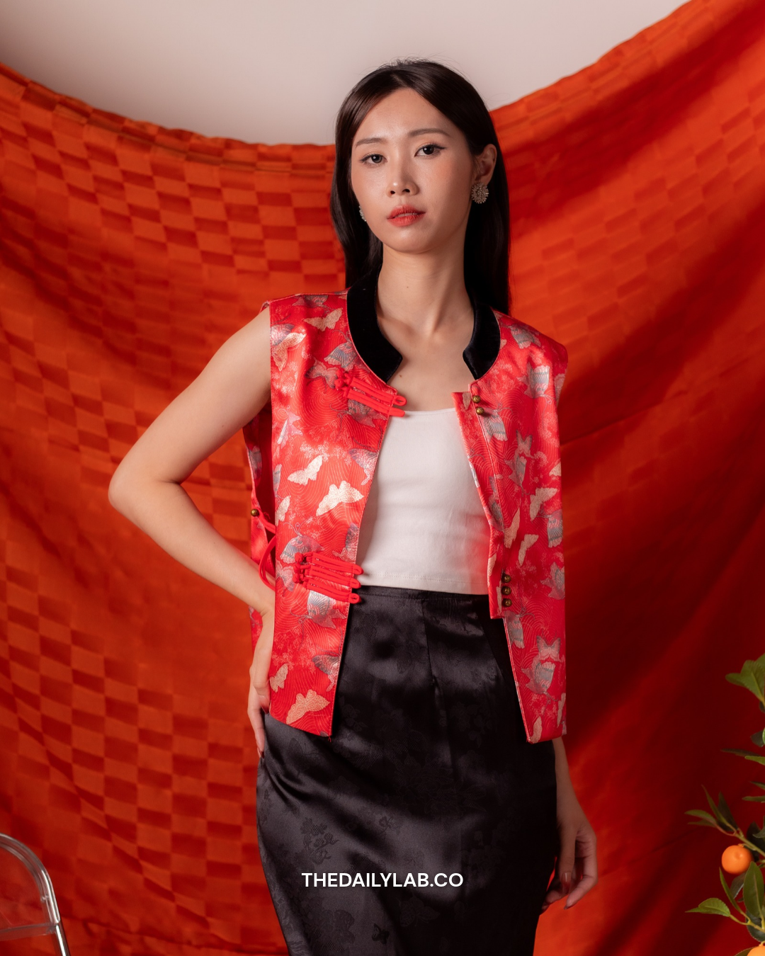 Valen Heritage Jacquard Vest