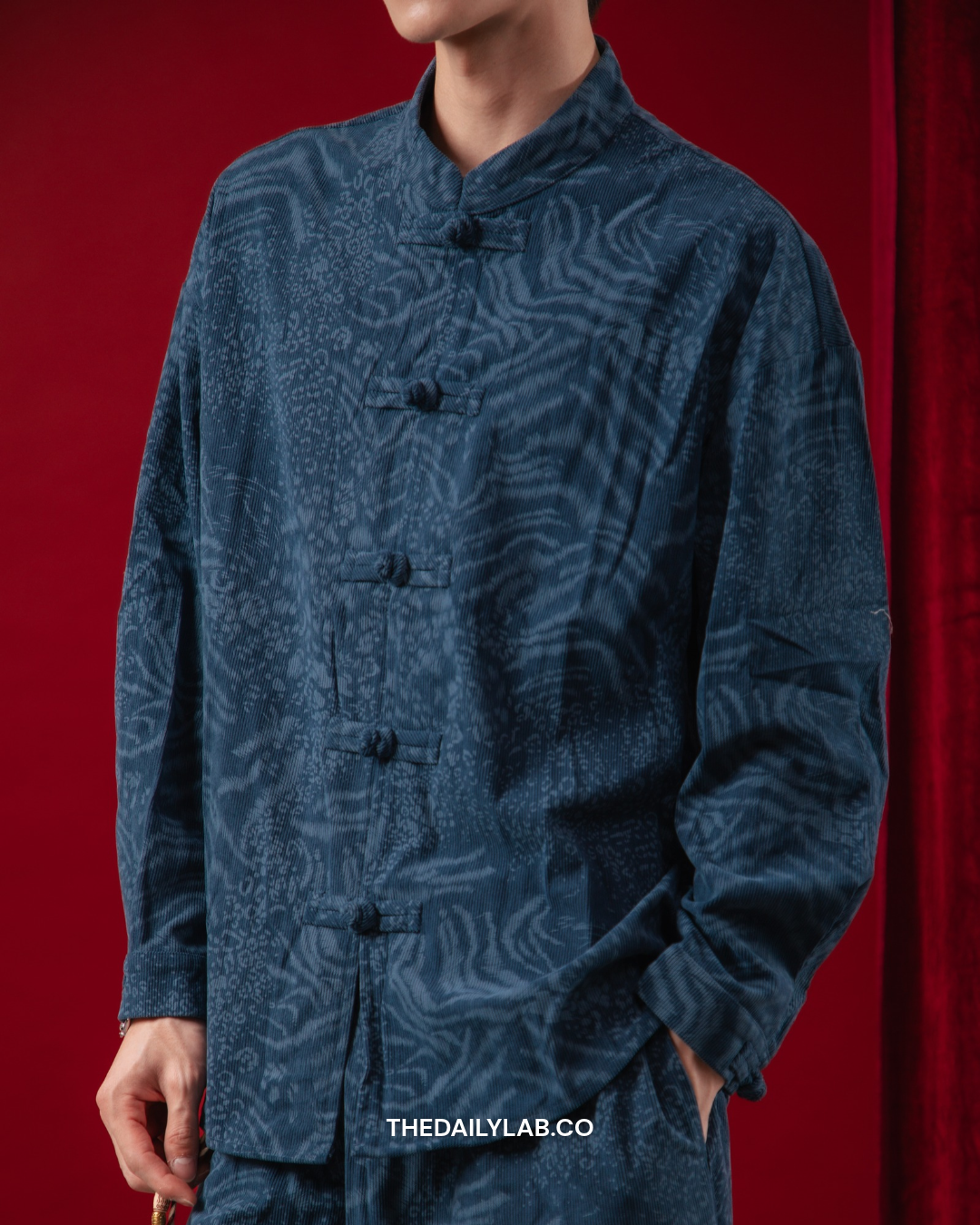 Evren Heritage Jacquard Set in Blue