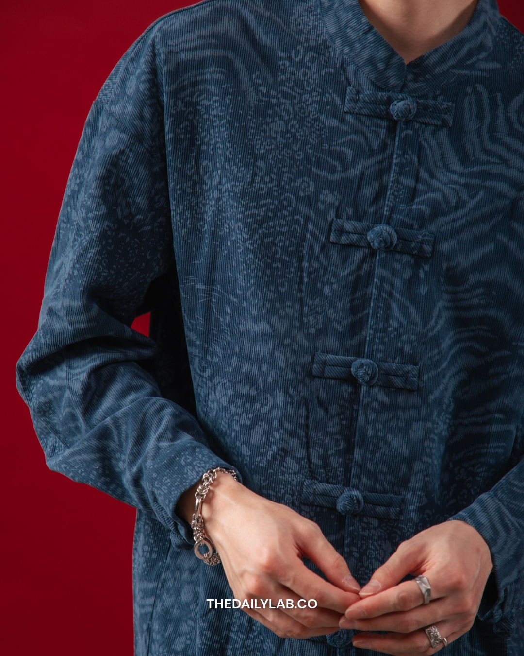Evren Heritage Jacquard Set in Blue