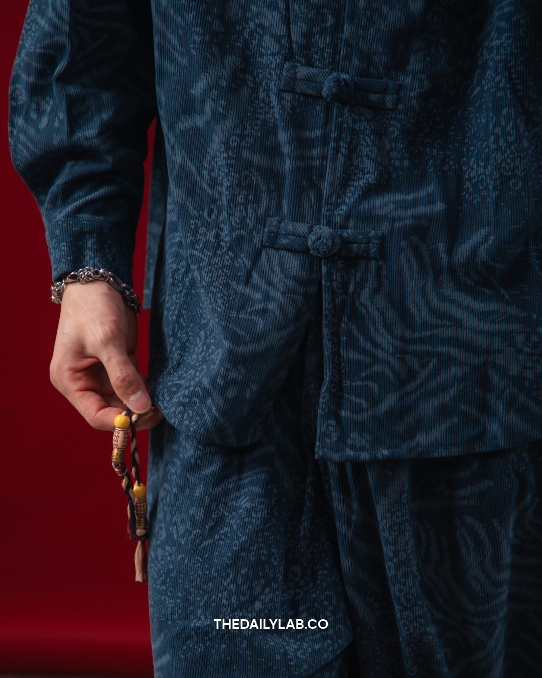 Evren Heritage Jacquard Set in Blue