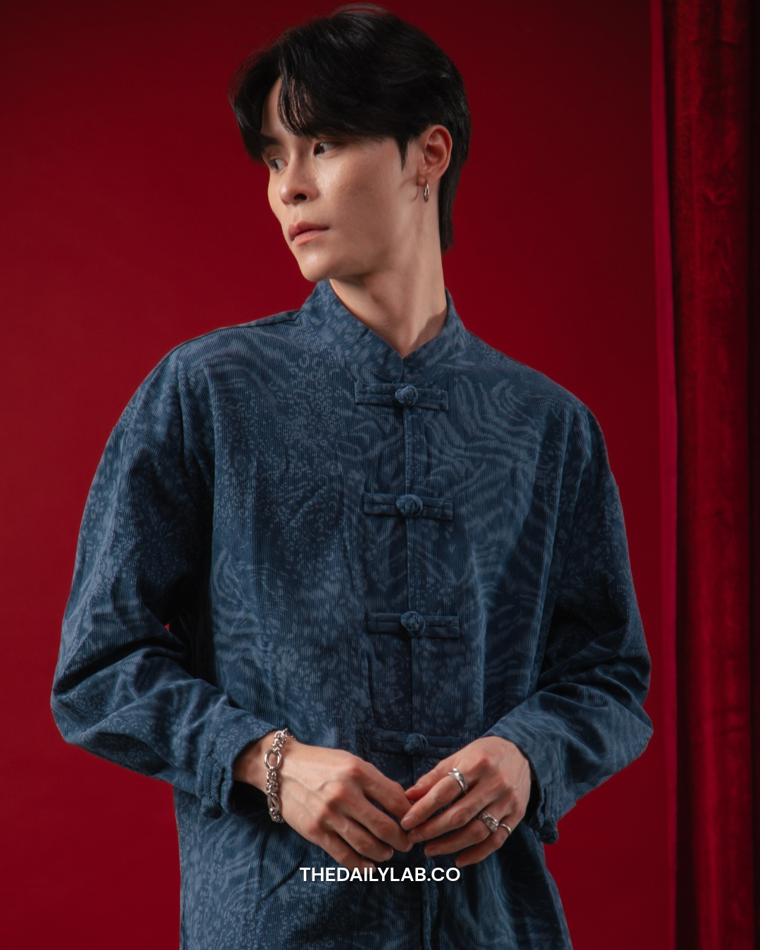 Evren Heritage Jacquard Set in Blue