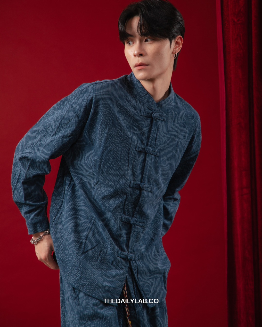 Evren Heritage Jacquard Set in Blue