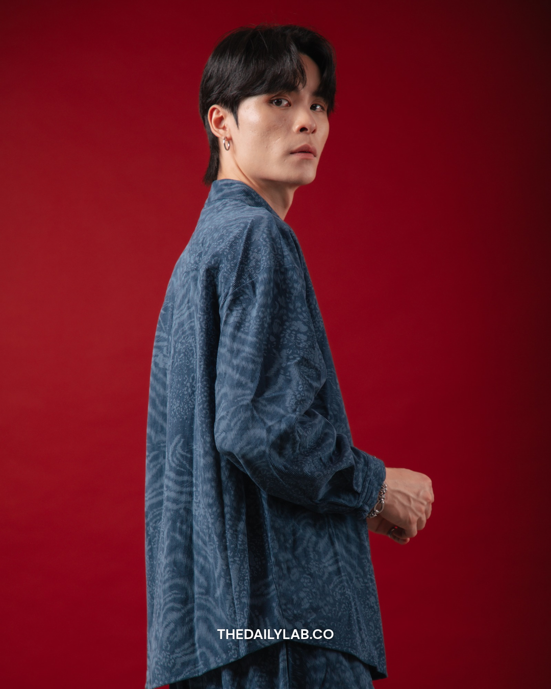 Evren Heritage Jacquard Set in Blue