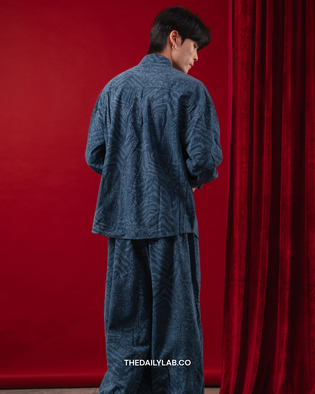 Evren Heritage Jacquard Set in Blue