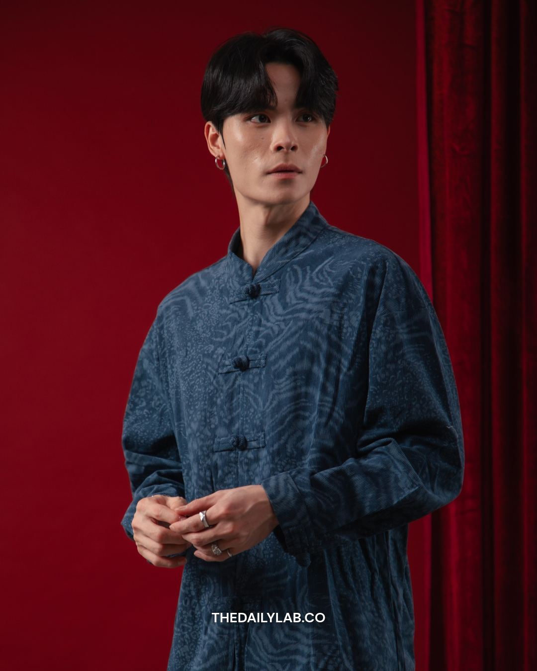 Evren Heritage Jacquard Set in Blue