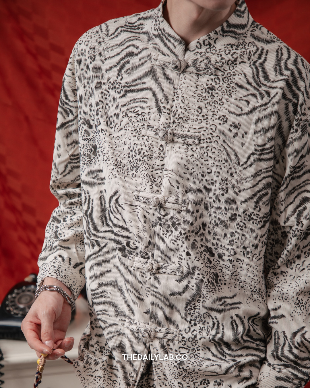 Evren Heritage Jacquard Set in White