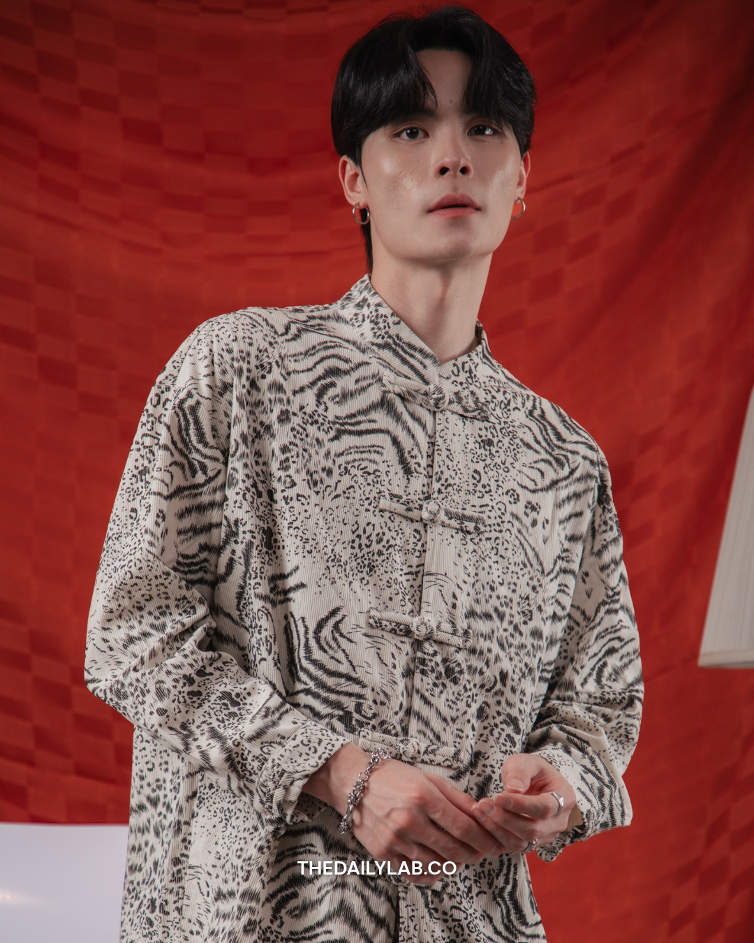 Evren Heritage Jacquard Set in White