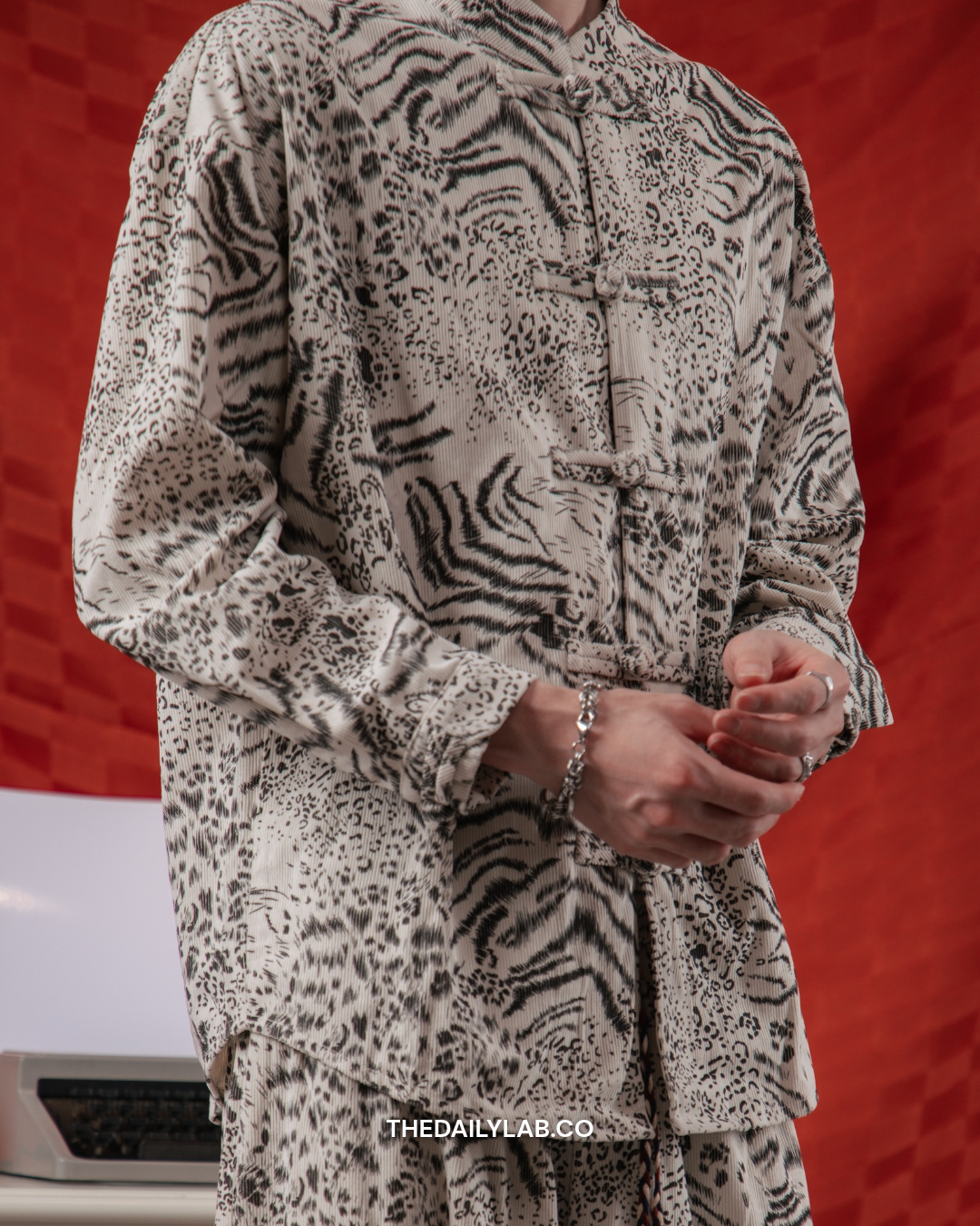 Evren Heritage Jacquard Set in White