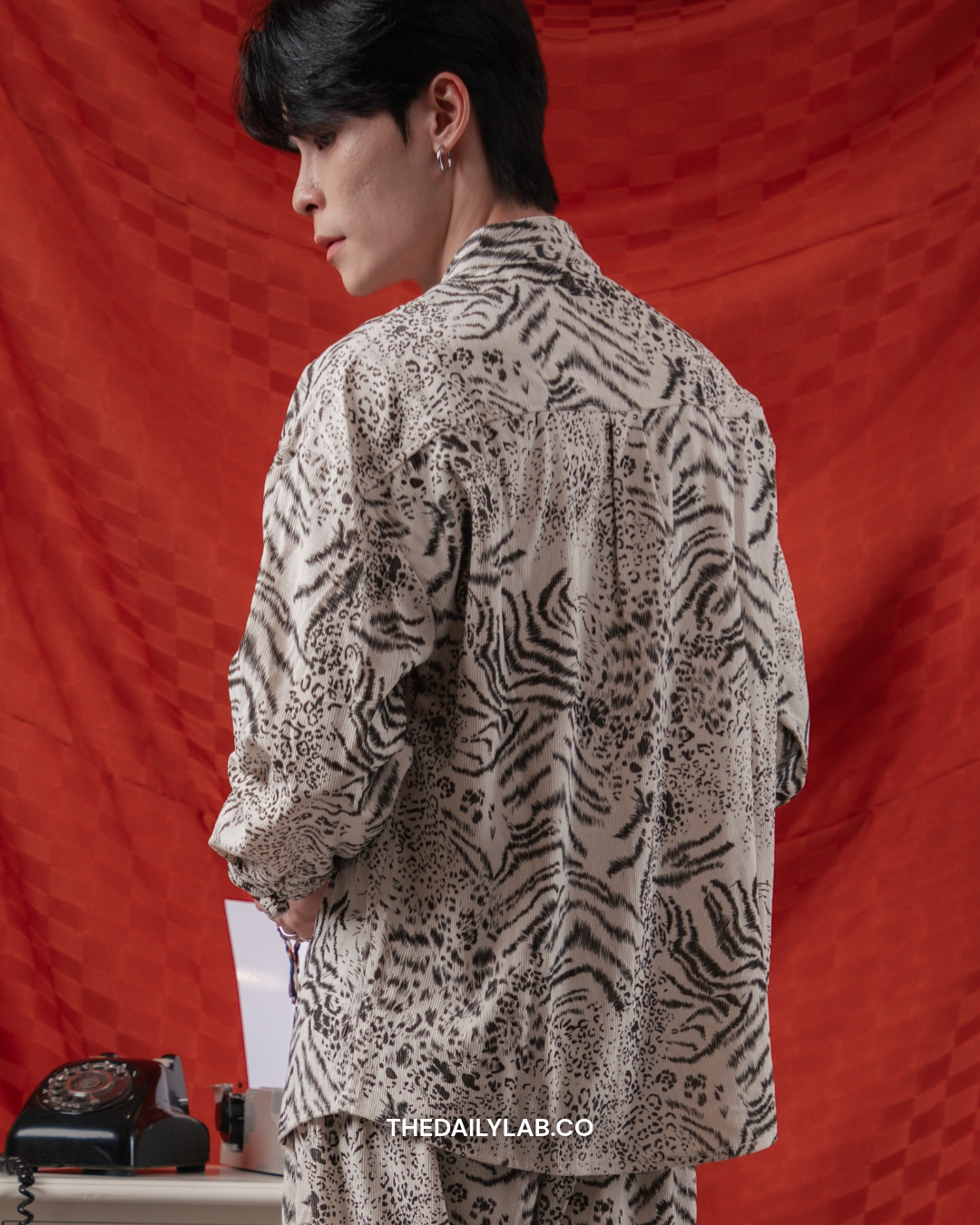 Evren Heritage Jacquard Set in White