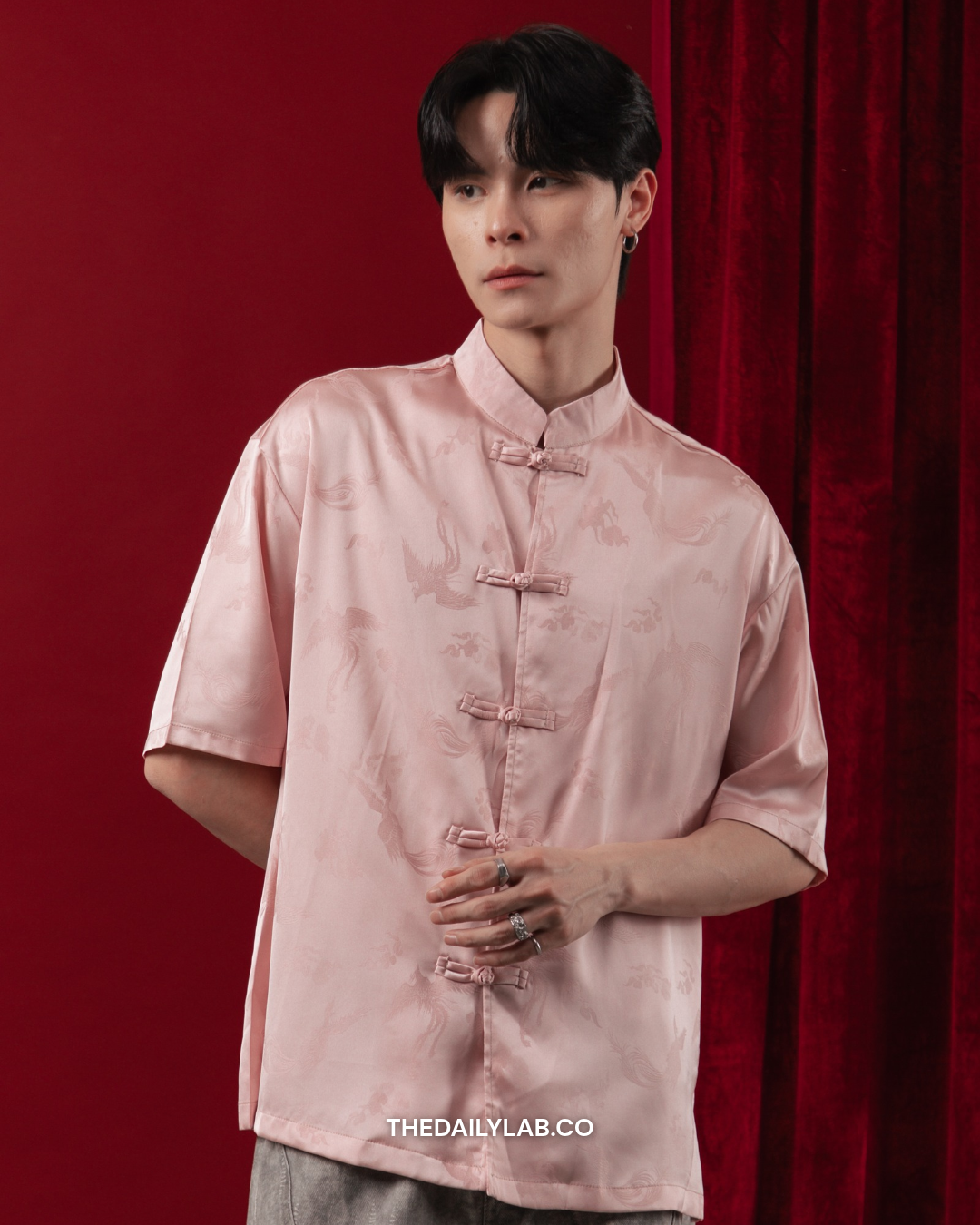 Kael Jacquard Tang Shirt
