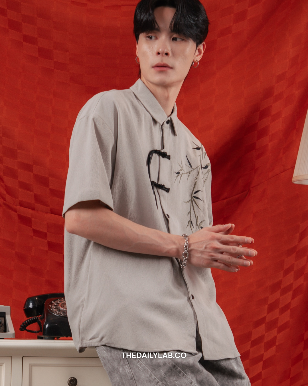 Ink Bamboo Knot Shirt