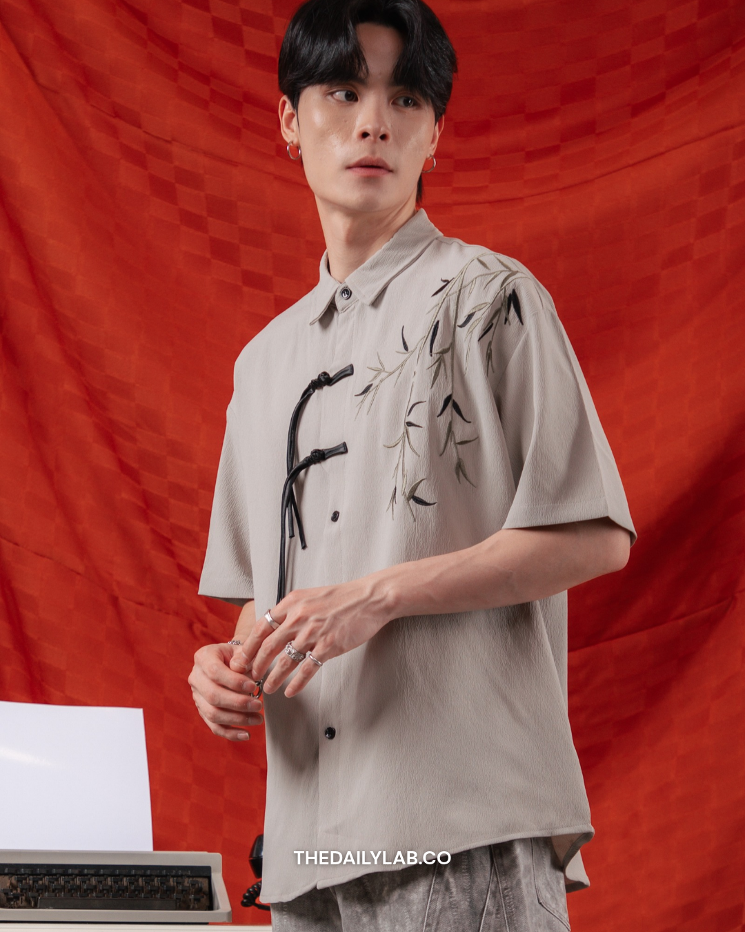 Ink Bamboo Knot Shirt