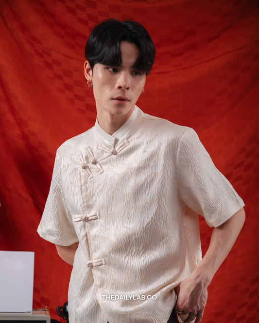 Mountain Mist Tang Shirt in White