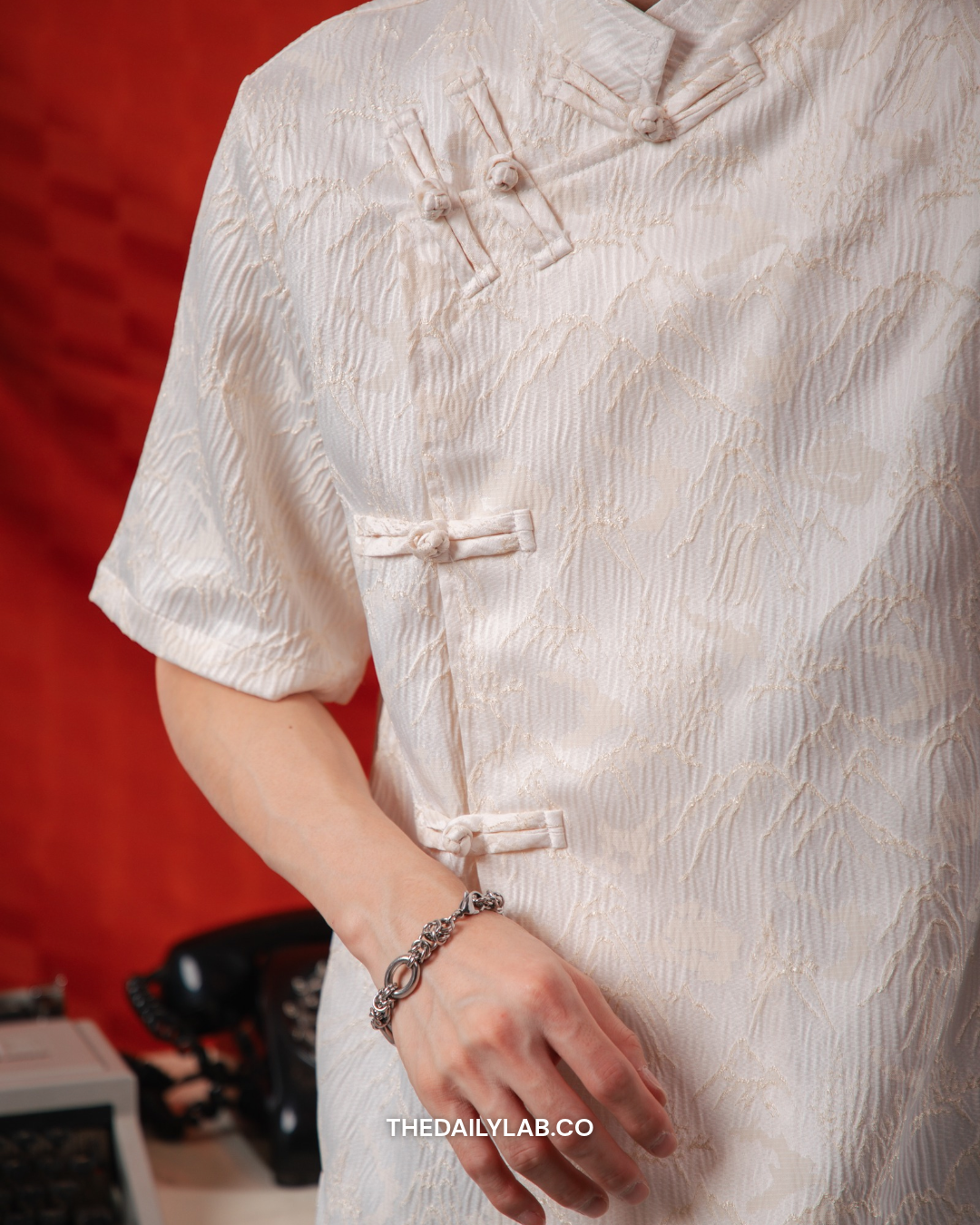 Mountain Mist Tang Shirt in White