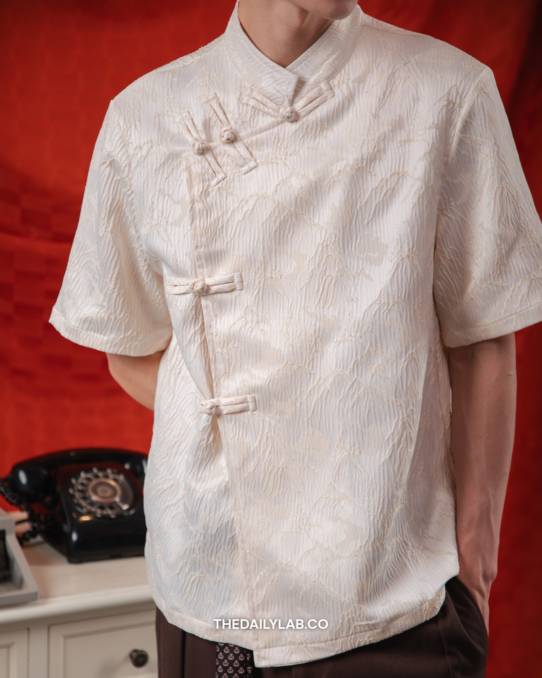 Mountain Mist Tang Shirt in White