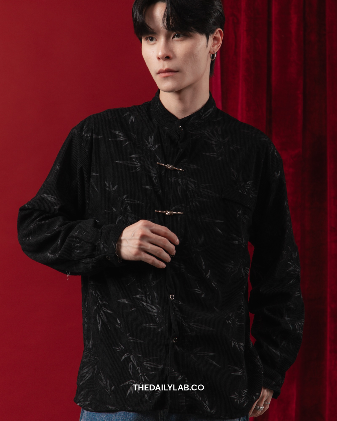 Ivory Zen Tang Shirt in Black