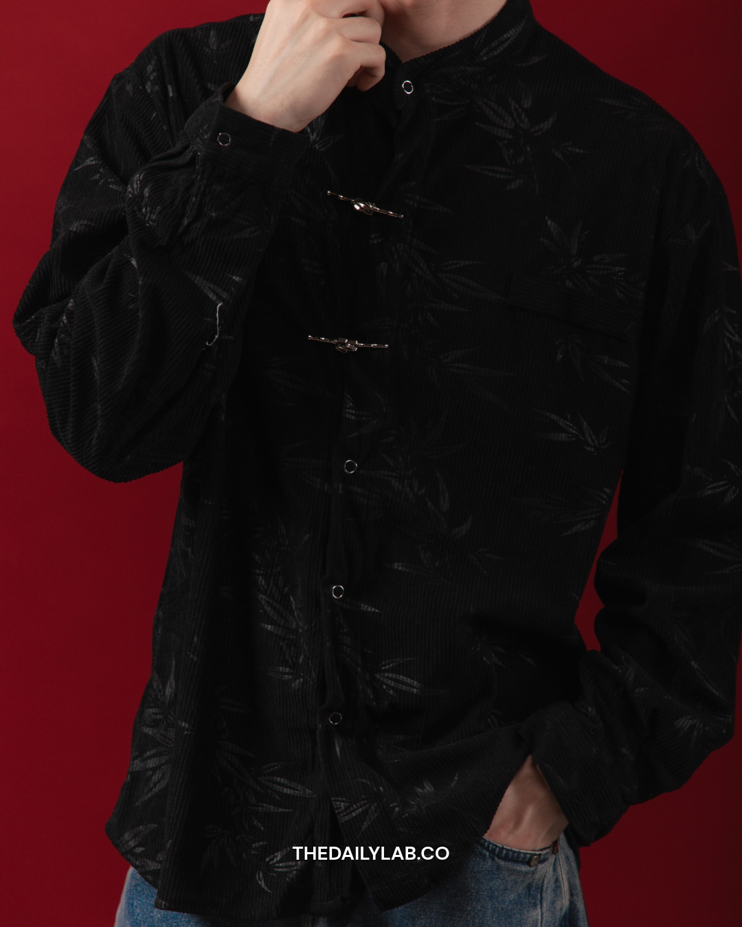 Ivory Zen Tang Shirt in Black