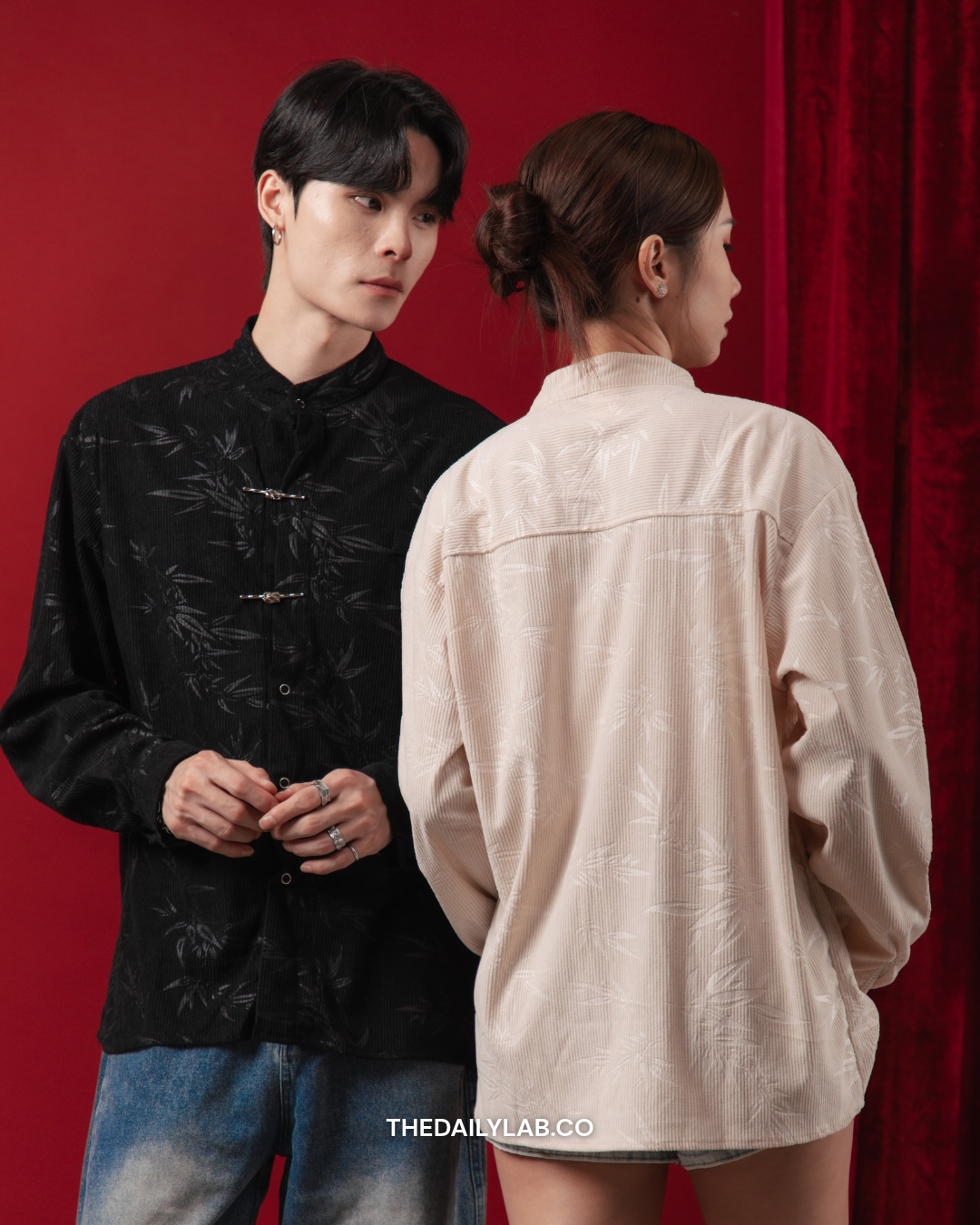 Ivory Zen Tang Shirt in Black