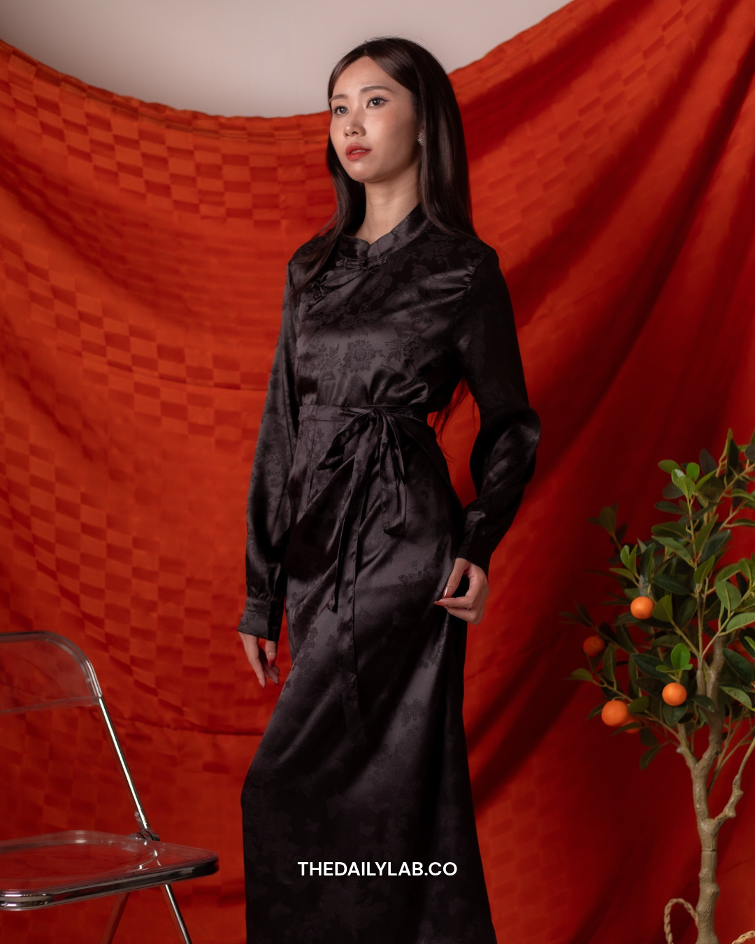 Shadow Peony Tang Shirt