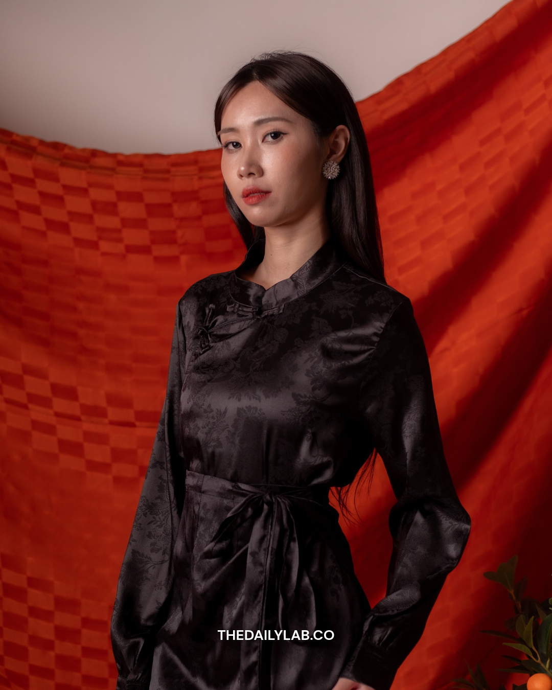 Shadow Peony Tang Shirt