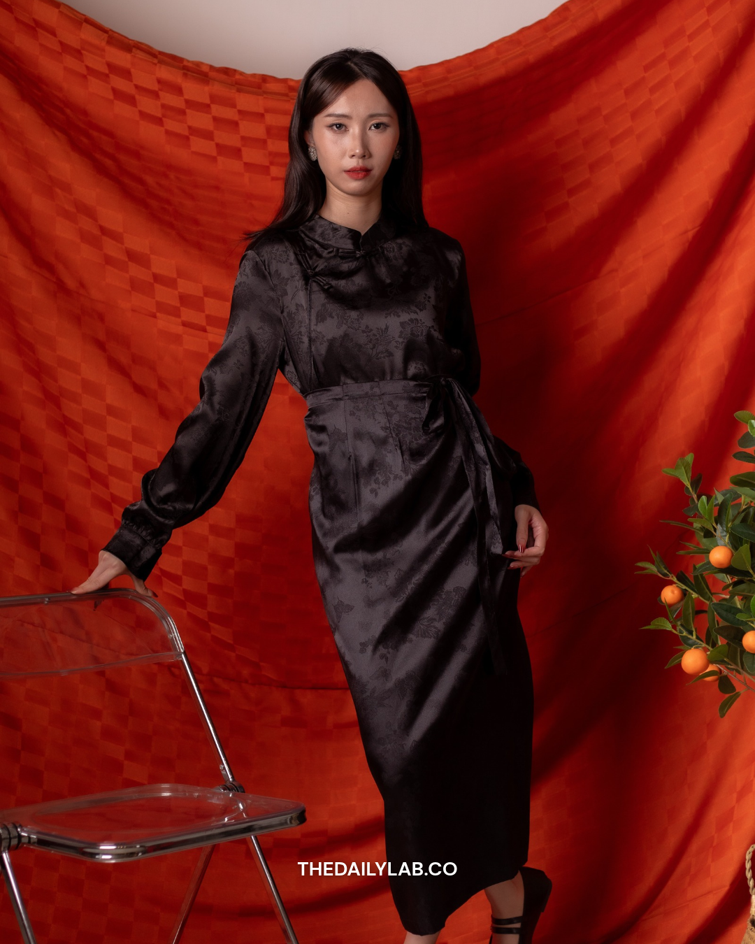 Shadow Peony Tang Shirt