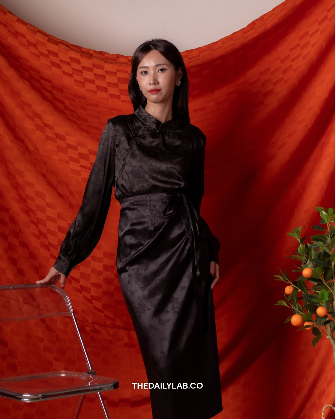 Shadow Peony Tang Shirt