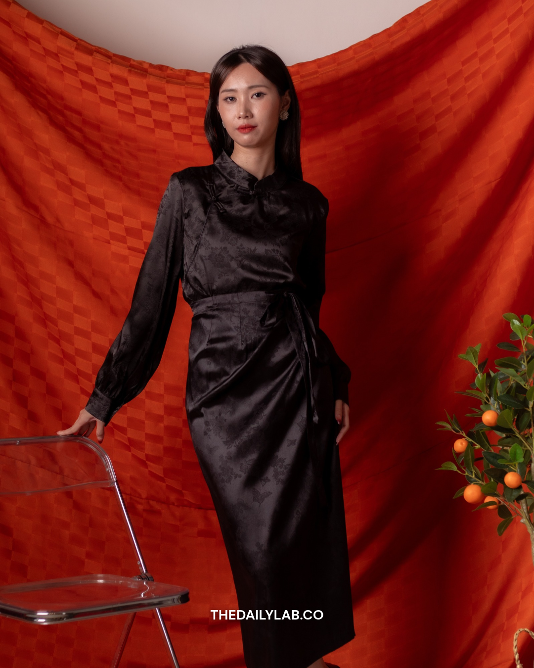 Shadow Peony Tang Shirt