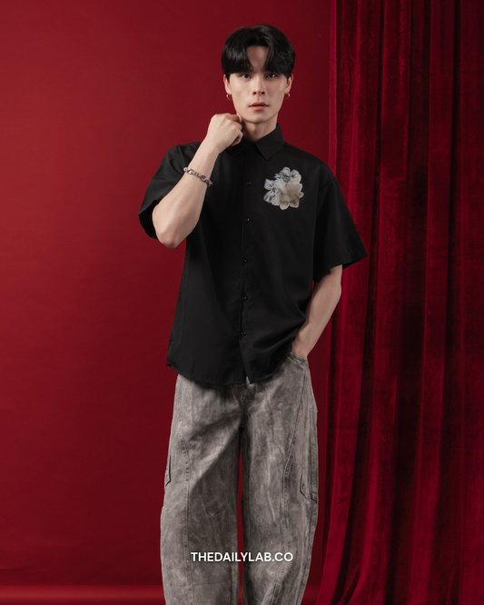 Moonlit Bloom Tang Shirt