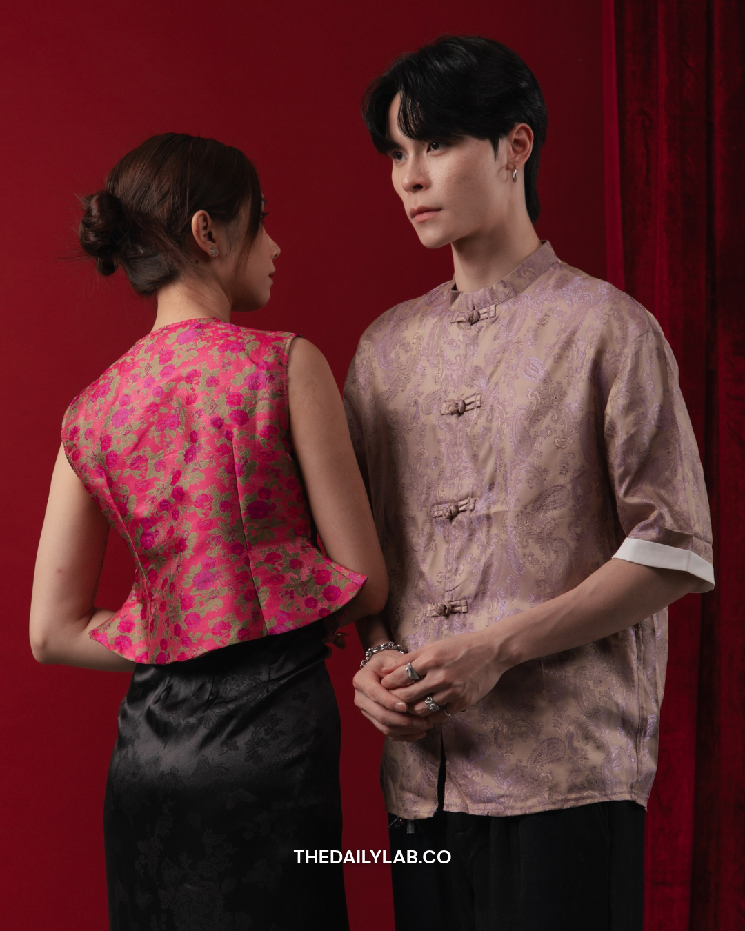 Rose Heritage Blouse & Maxi Skirt