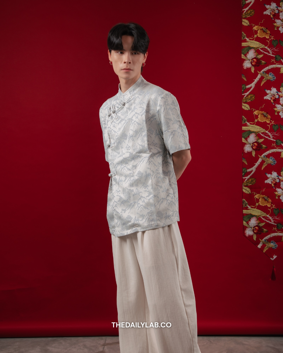 Mountain Mist Tang Shirt in Ice Blue
