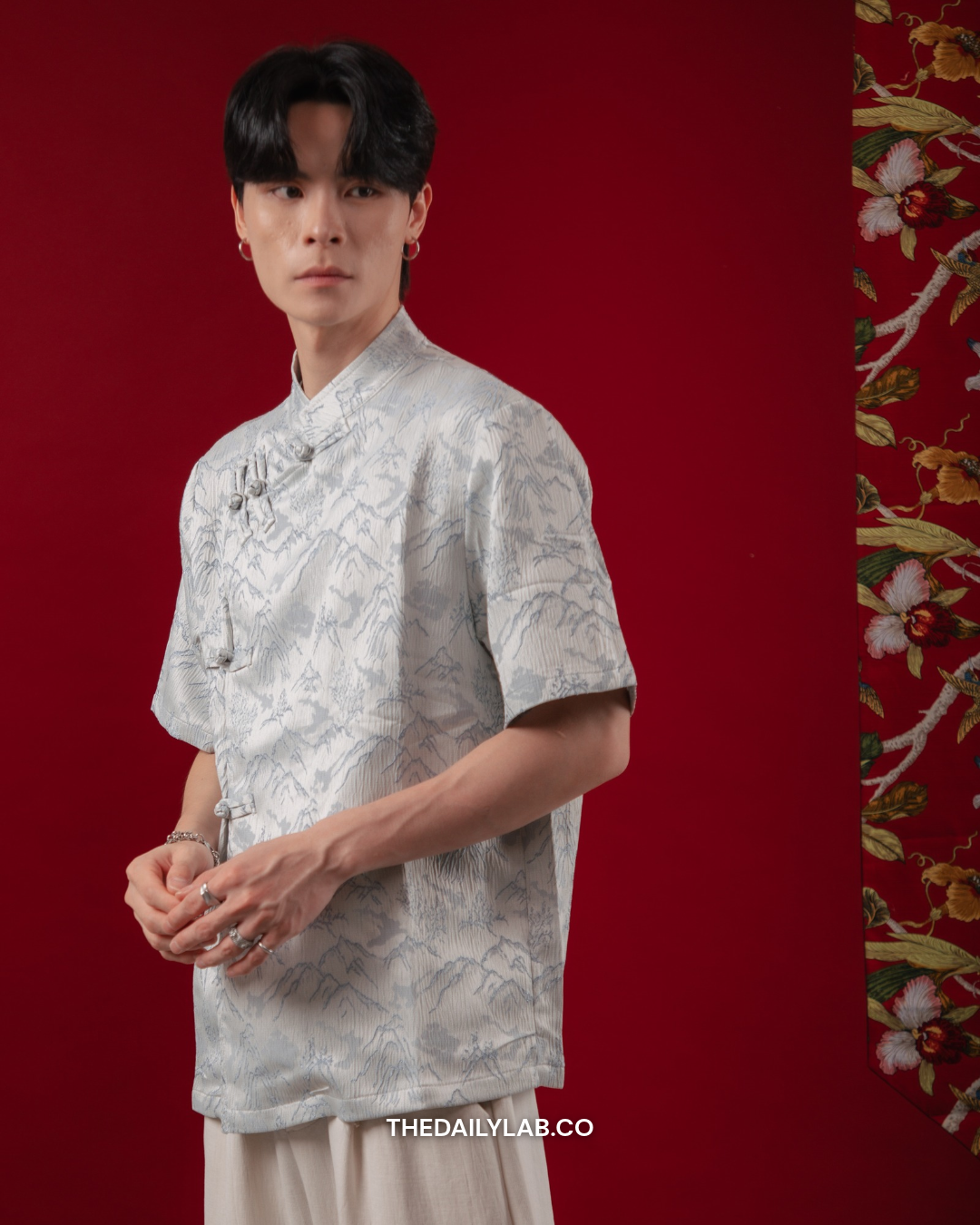 Mountain Mist Tang Shirt in Ice Blue