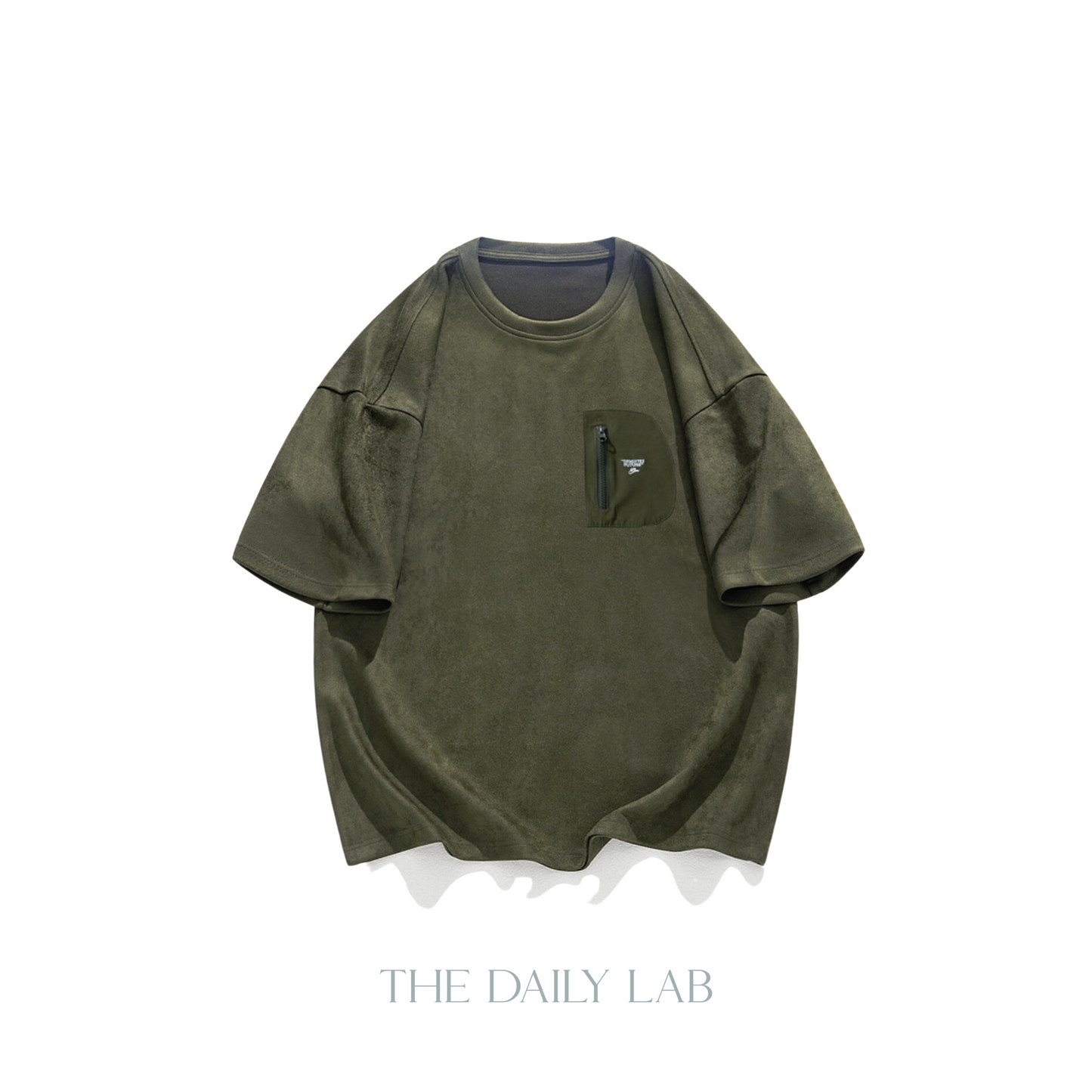 280G MaxPatch Oversized Tee in Green